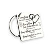 Picture of SILVER KEYCHAIN WITH BIBLE VERSES